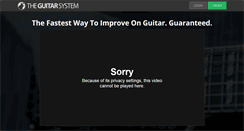 Desktop Screenshot of guitarsystem.com